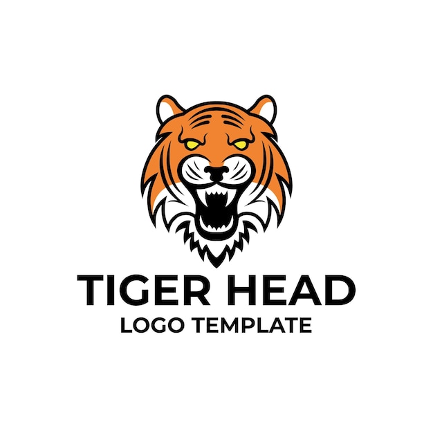 Roaring Tiger Fury Head Logo