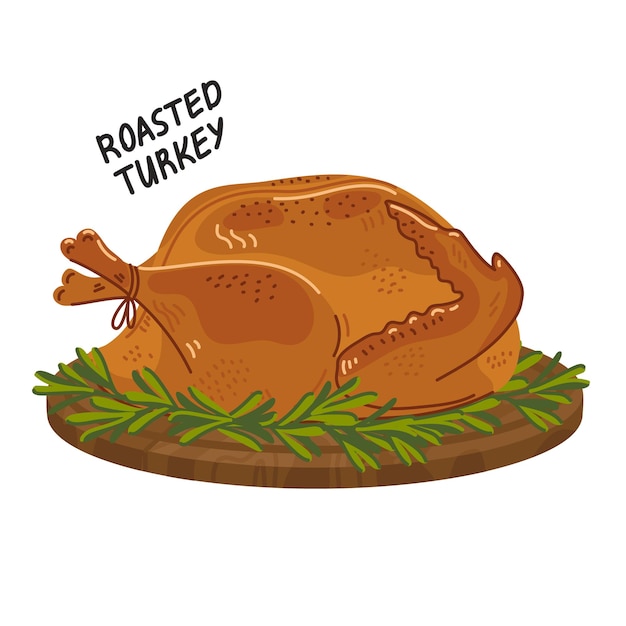 Roasted turkey