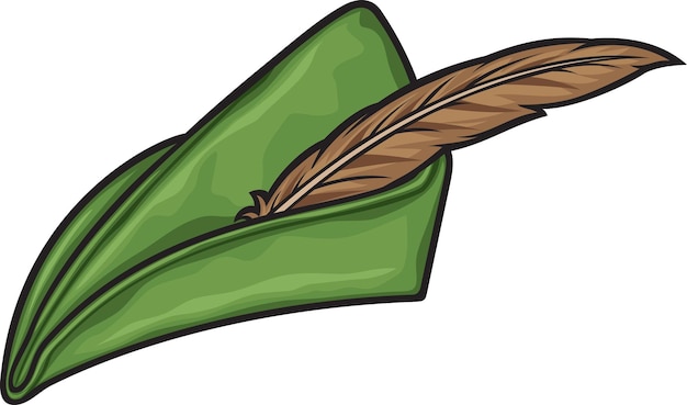 Vector robin hood hat