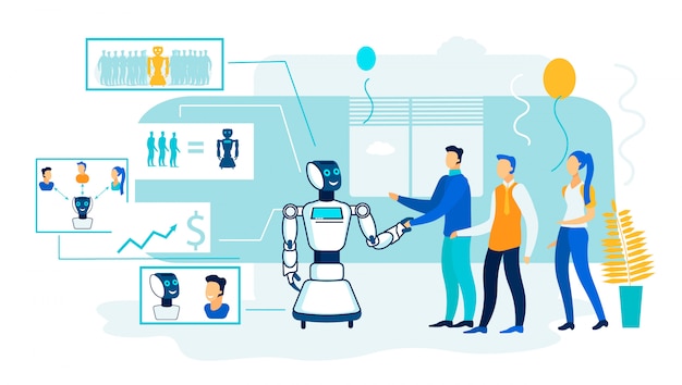 robot artificial intelligence processing.