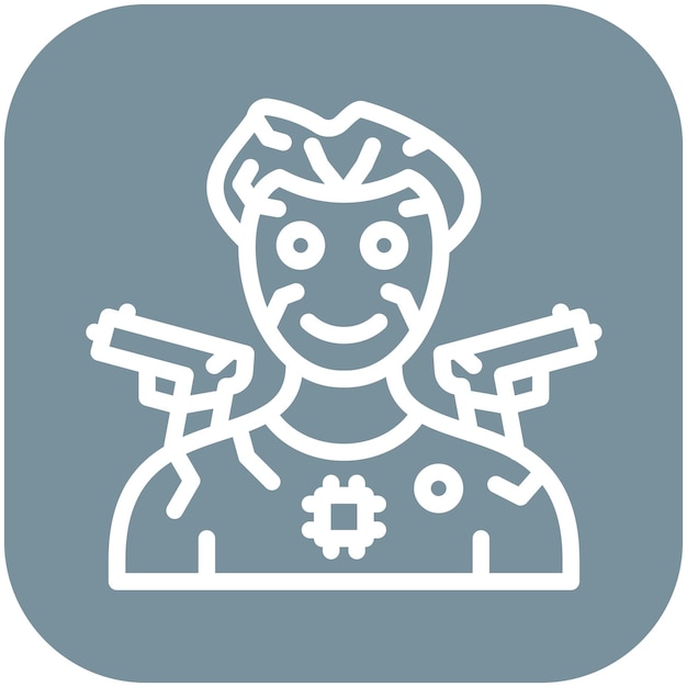 Robot Combat vector icoon illustratie van Robotics icoon set