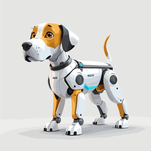 Vettore vettore di cani robot