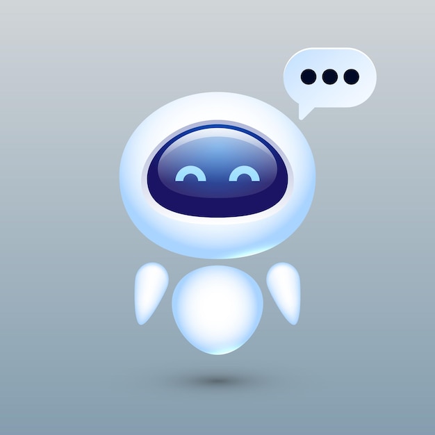 Robot gezicht. chatbot