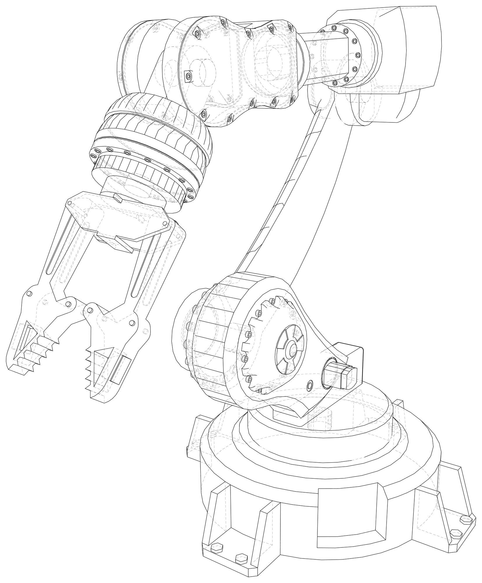 montagem de quebra-cabeça industrial robot.auto build. ilustração vetorial  flat.modern factory.robot mão detém puzzle.finding um solution.isolated em  um fundo branco. 7744628 Vetor no Vecteezy