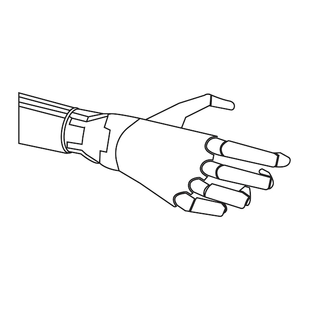 Robot handpictogram