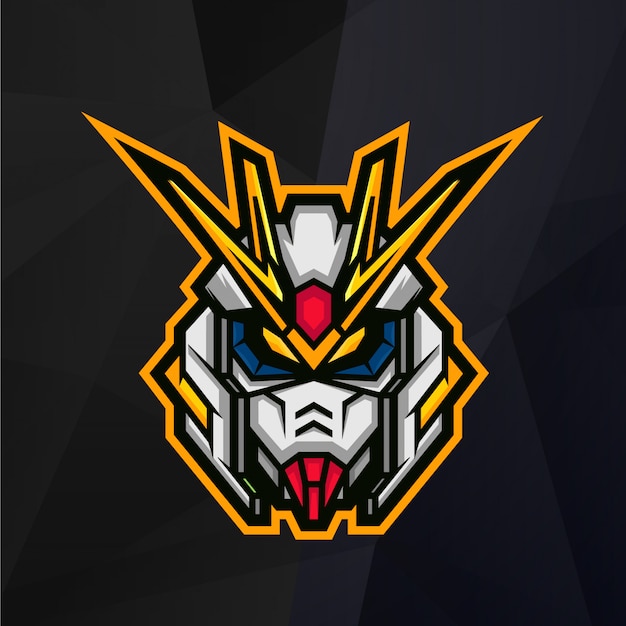 Logo della testa del robot