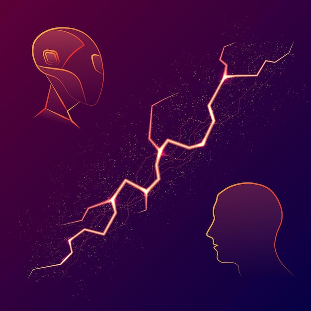 robot and human wallpaper