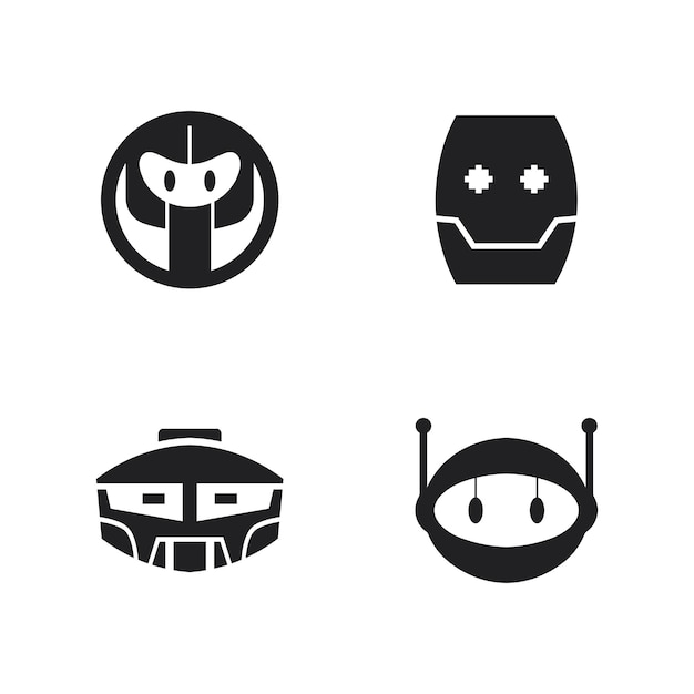 Robot icon vector