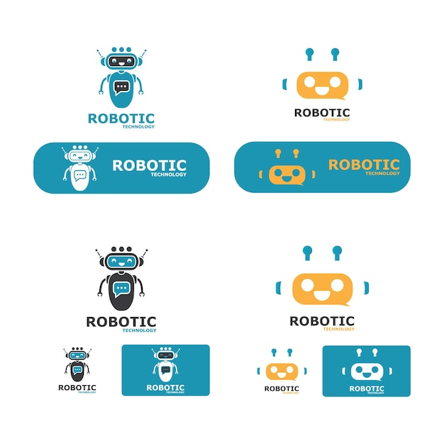 Robot icon vector