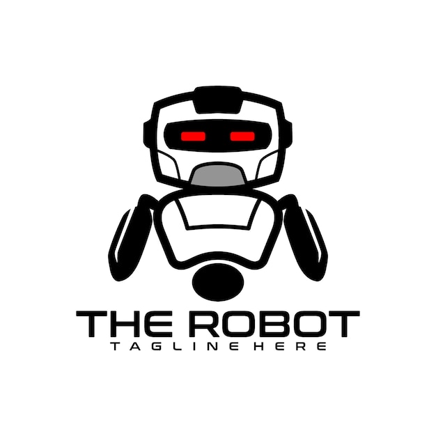 Vector robot logo