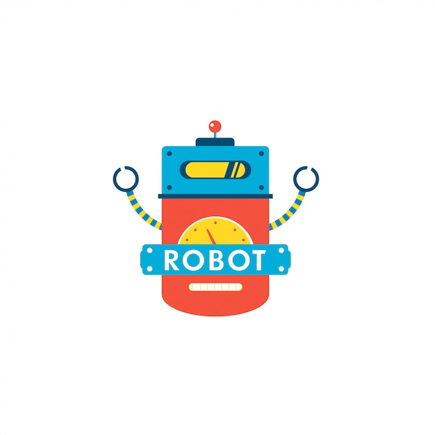 Vector robot-logo