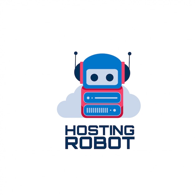 Vector robot logo