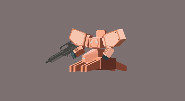 Vector robot mecha type af8 x3