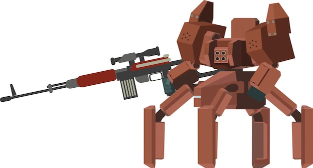 robot mecha type afx10 x4