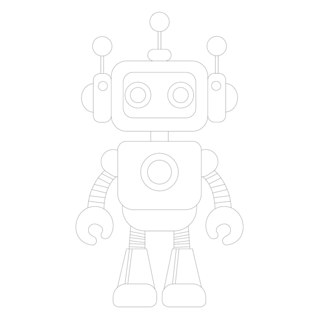 Robot met drie antennes