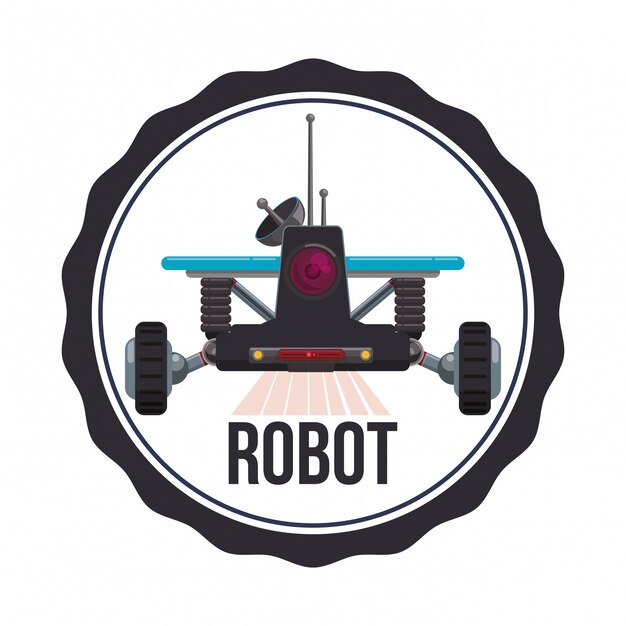 Robot pictogram ontwerp