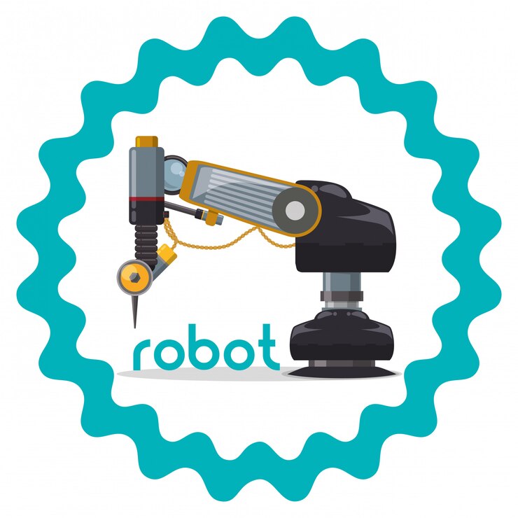 Vector robot pictogram ontwerp