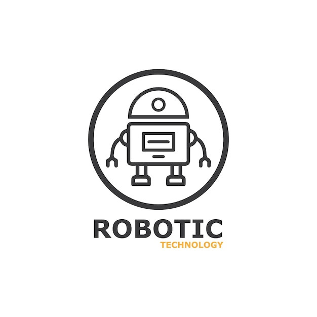 Robot pictogram vector conceptontwerp