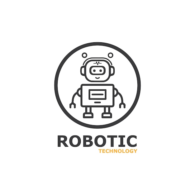 Robot pictogram vector conceptontwerp