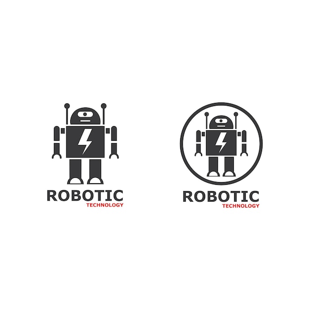 Robot pictogram vector conceptontwerp