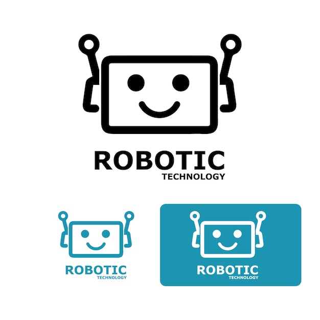 Robot pictogram vector