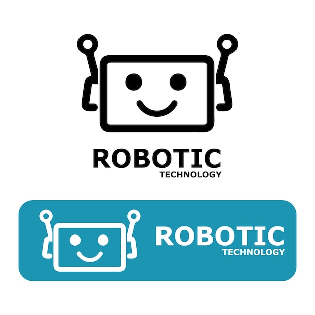 Robot pictogram vector