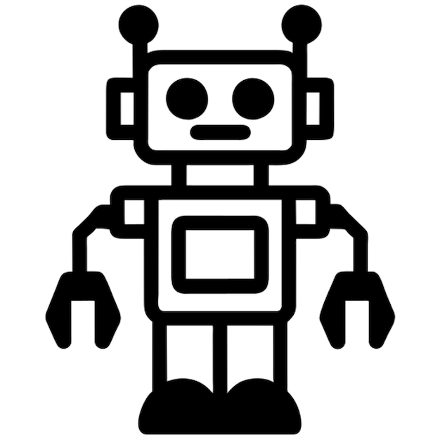 robot pictogram