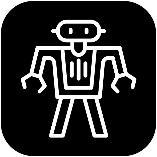ロボティクスアイコンセットのトイ・ベクトル・アイコンのイラスト