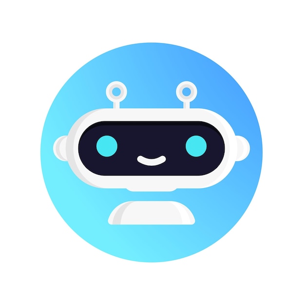 Vector robot vector modern flat style