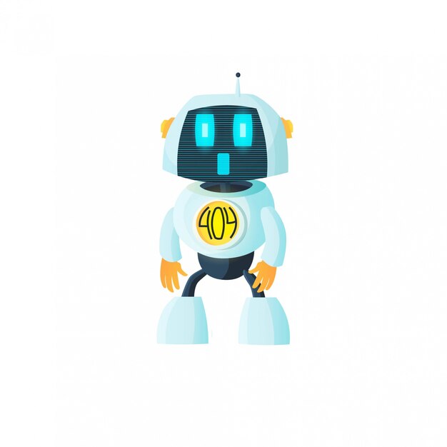 Robot vertoont fout 404.