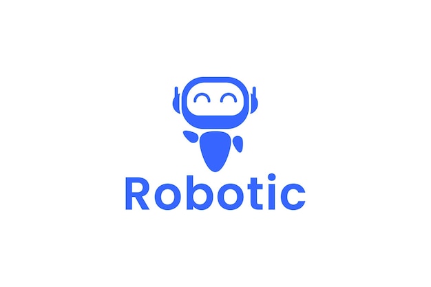 Иллюстрация векторной иконы робототехнического логотипа