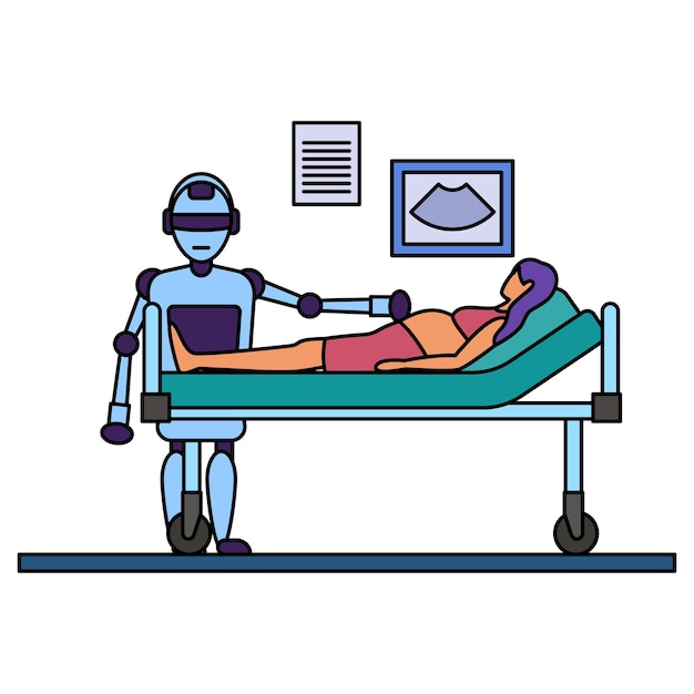 Robotic Ultrasound Scanning Verloskundige gynaecoloog Robotica geneeskunde Gezondheidszorg Scène Innovatie