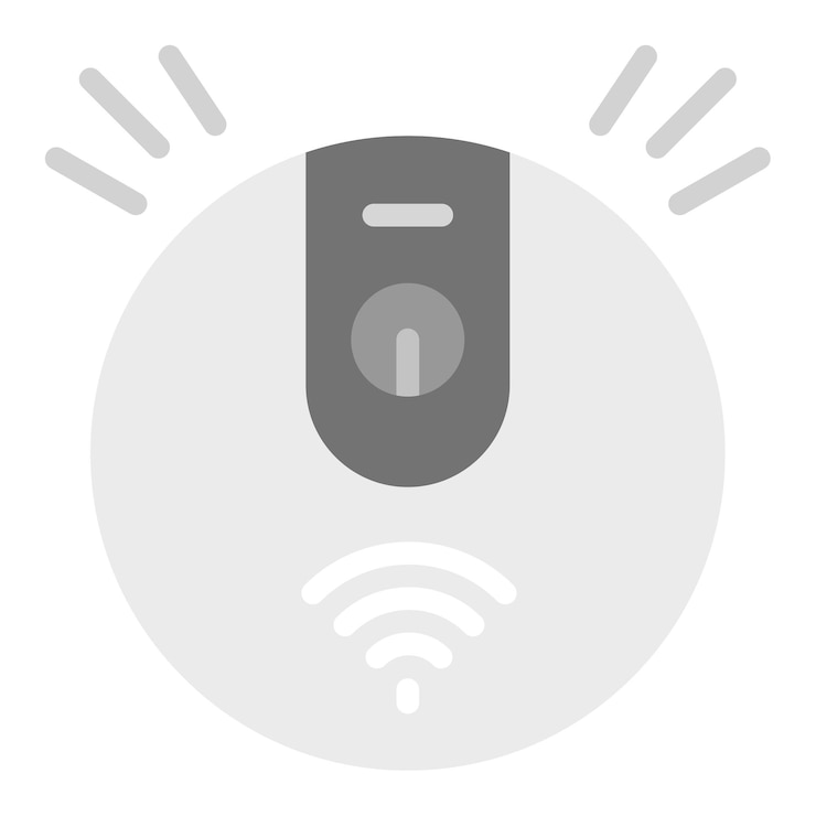 Vector robotic vacuum cleaner icon vector image can be used for cyberpunk