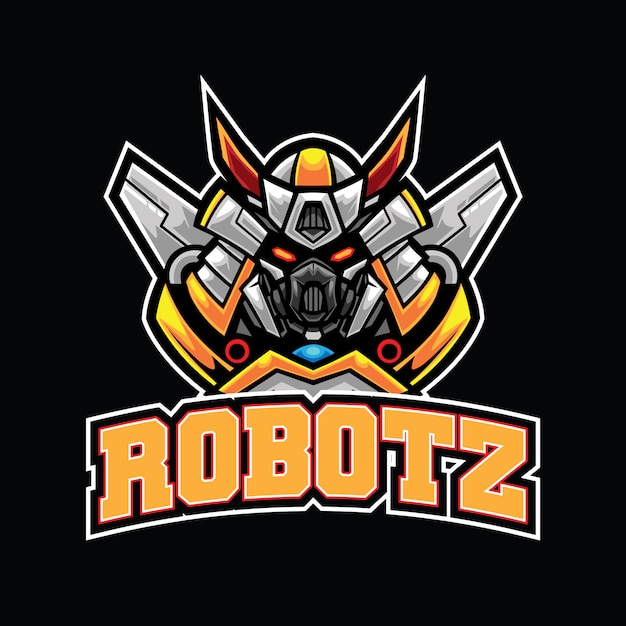 Robotz esport logo sjabloon