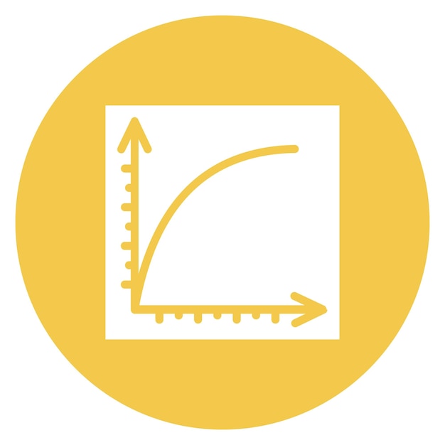 ROC Curve icon vector image Can be used for Data Science
