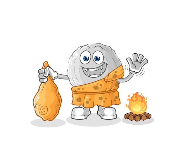 Rock ancient cartoon cartoon mascot vector