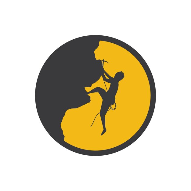 Rock Climbing Logo