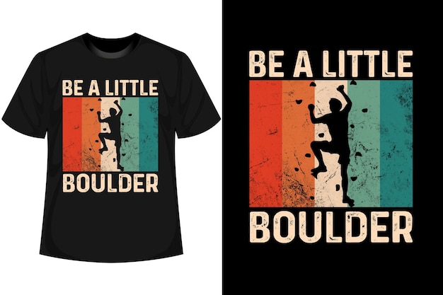 rock climbing t shirt design vector file and mockup
