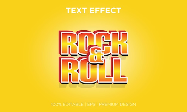 Rock and Roll Text Effect