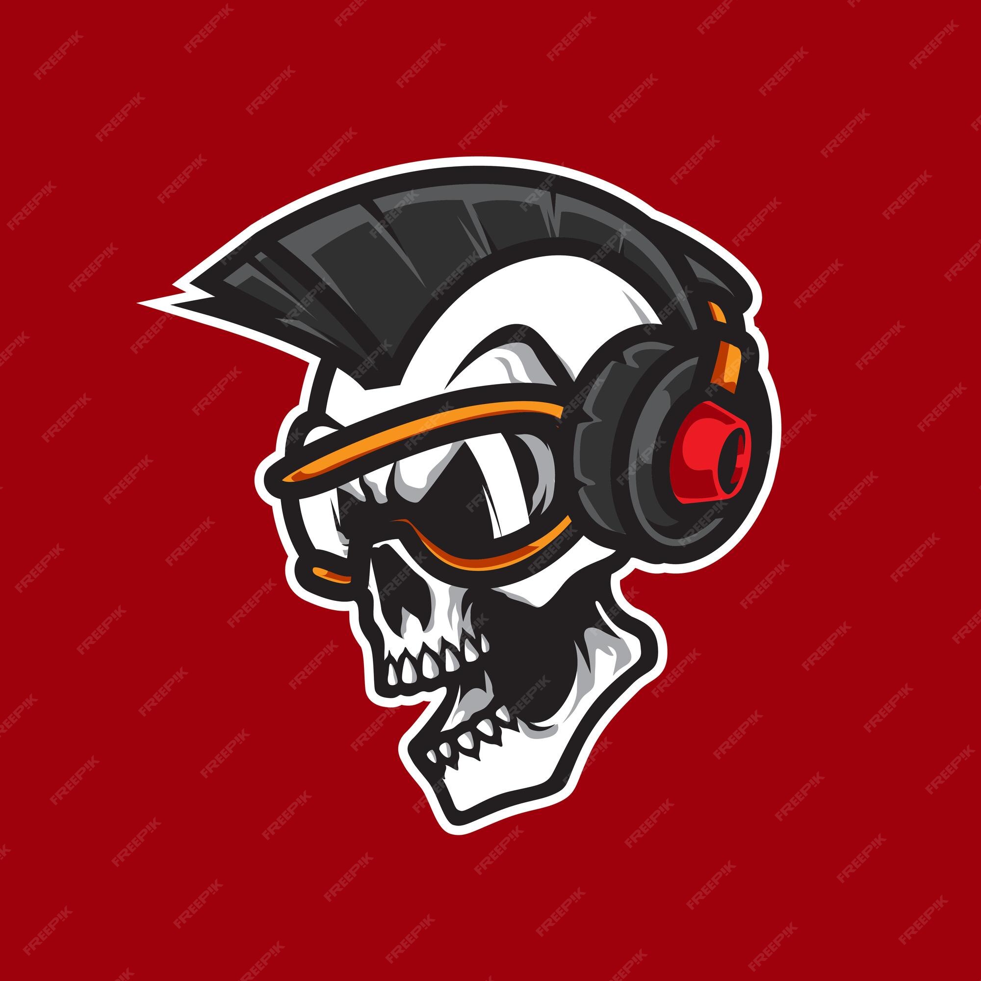 Skull Rock Gaming Logo Free Download - Omair