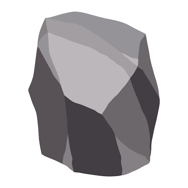 벡터 바위 돌 또는 산의 파편 자갈 회색 돌 다각형 모양의 화석 돌 조각 게임 장식 요소