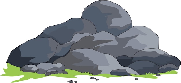 Rock vector illustration