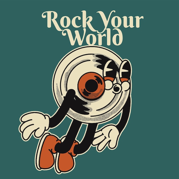 Rock Your World met Cd Groovy Character Design