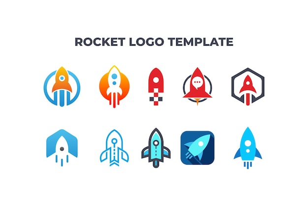 Rocket Arrow Vector Logo Bundle