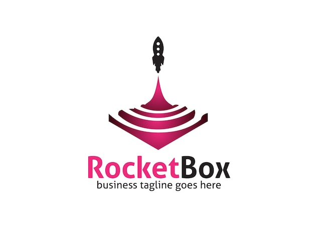 Logo della scatola del razzo