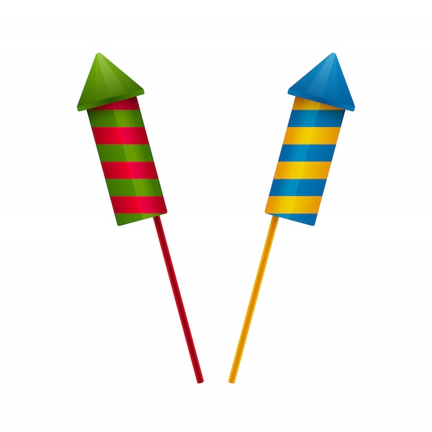 Rocket firework icons