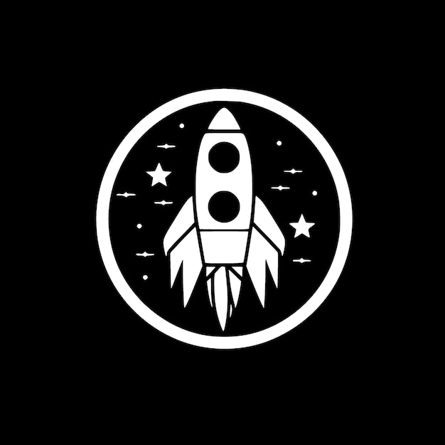 Rocket high quality vector logo vector illustration ideal for tshirt graphic