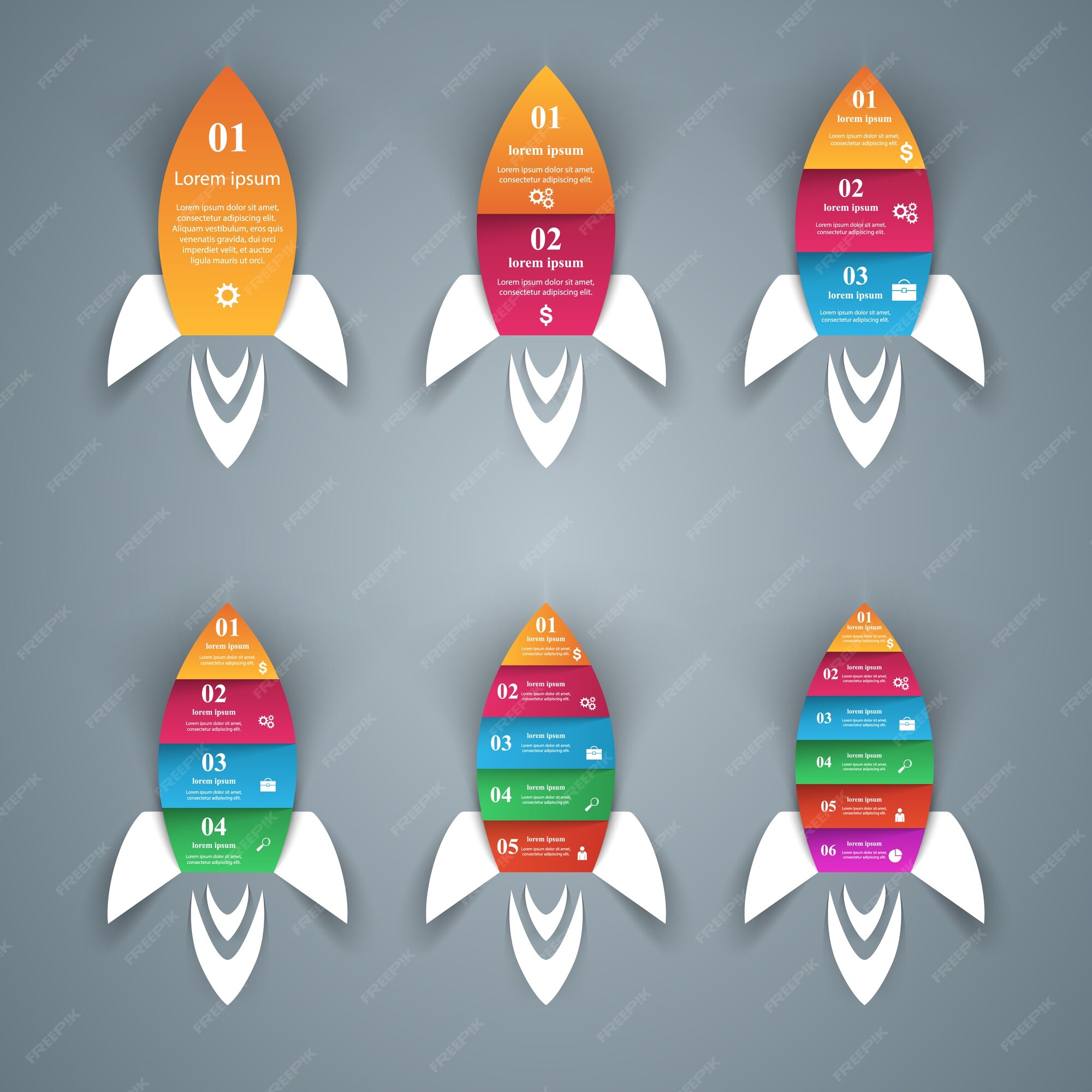 Premium Vector | Rocket icon. abstract illustration infographic.