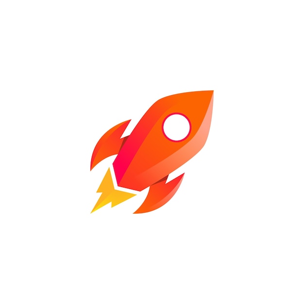 Rocket Icon Logo Design