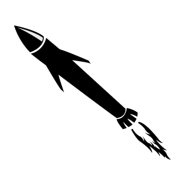 Rocket icon logo vector design template